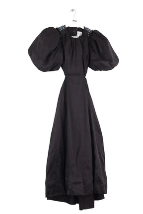Robe Aje Relic beaded midi dress Noir en Viscose, taille XXS - Seconde Main