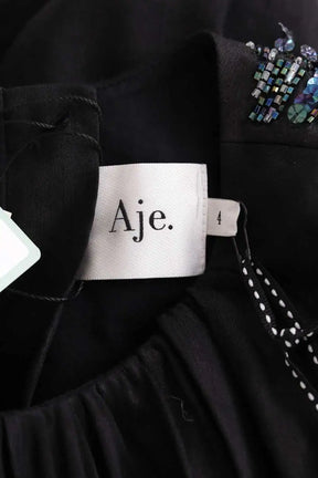 aje relic beaded midi dress Margaret Sequin and Tulle Halter Neck Rehearsal and Wedding Dress main image 0