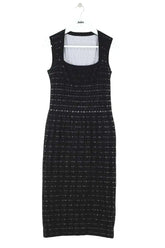 Robe Alaïa Noir en Laine, taille L - Seconde Main