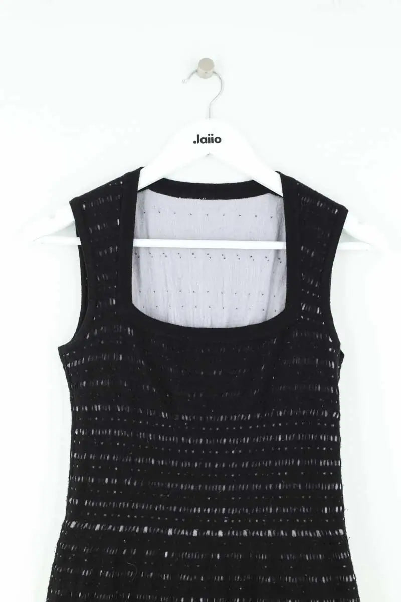 Robe Alaïa Noir en Laine
