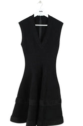 Robe Alaïa Noir en Synthétique, taille L - Seconde Main