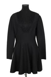 Robe Alaïa Noir en Viscose, taille XL - Seconde Main