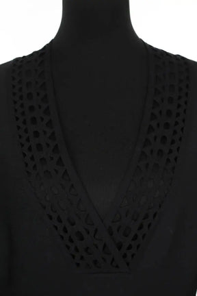 Robe Alaïa Noir en Viscose
