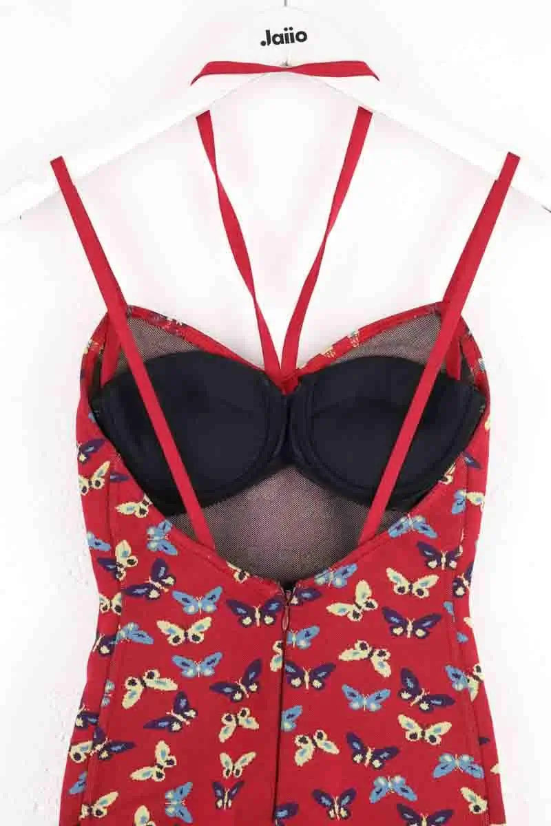 Robe Alaïa Rouge en Viscose