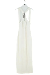 Robe Alessandra Rich Ecru en Viscose, taille L - Seconde Main