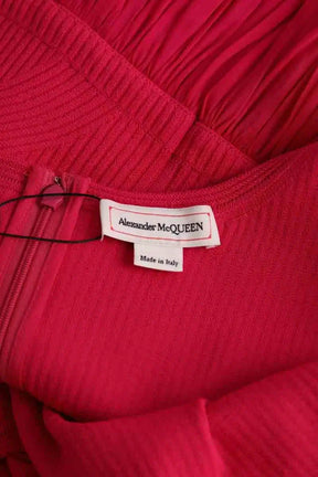 Robe Alexander McQueen Rose en Viscose