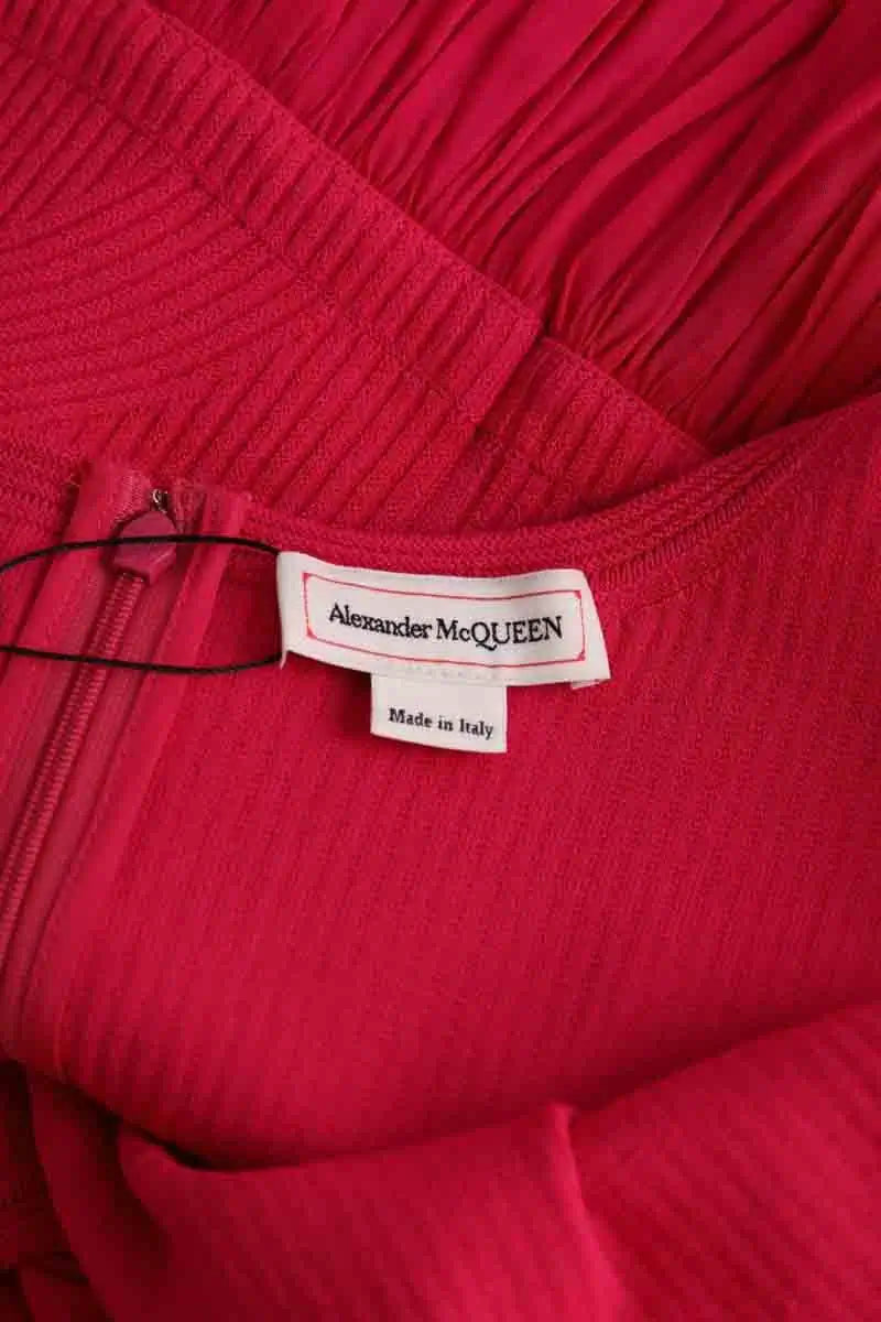 Robe Alexander McQueen Rose en Viscose