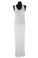 Robe Alexander Wang Blanc en Synthétique, taille XS - Seconde Main