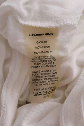 Robe Alexander Wang Blanc en Synthétique