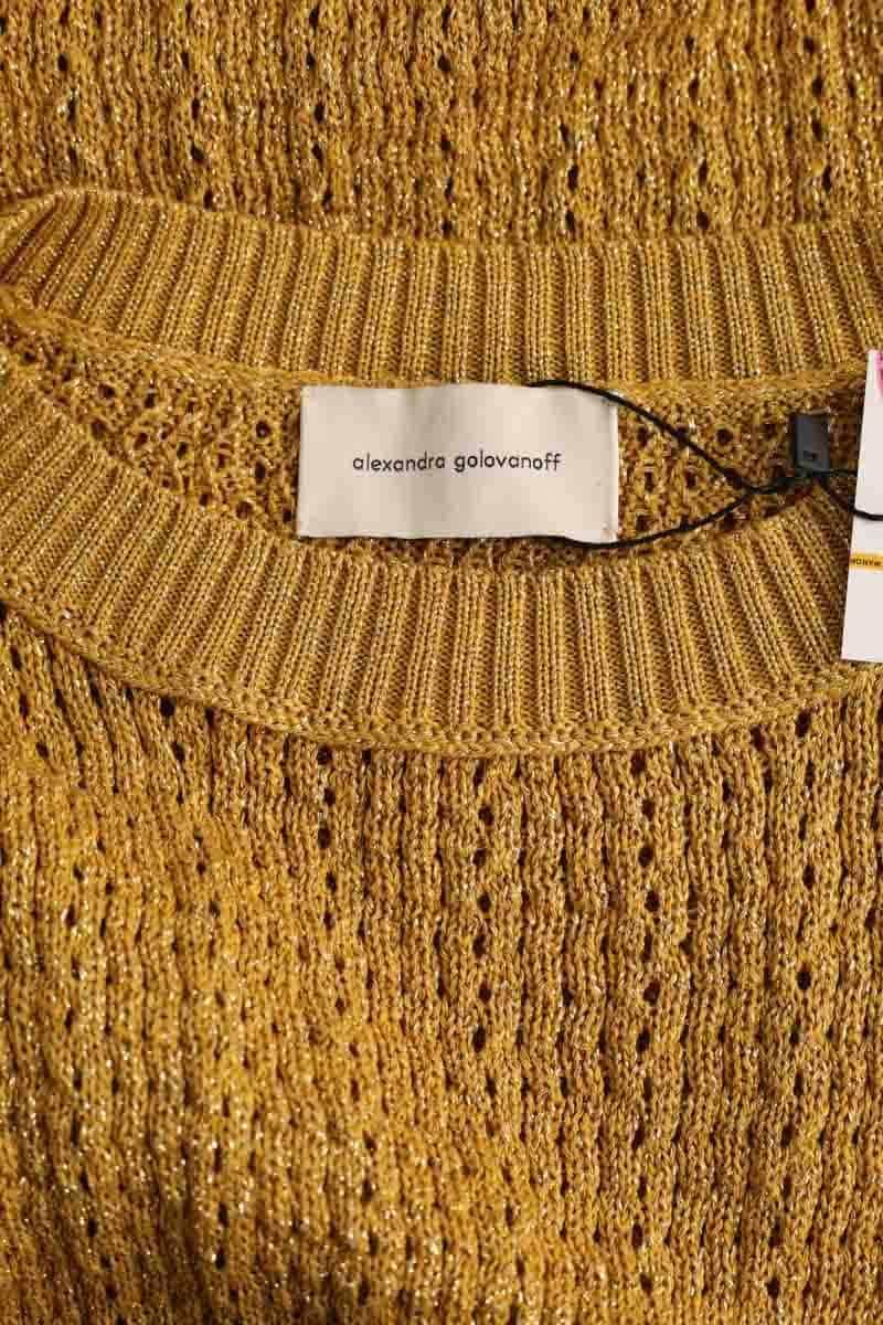 Robe Alexandra Golovanoff Doré en Viscose