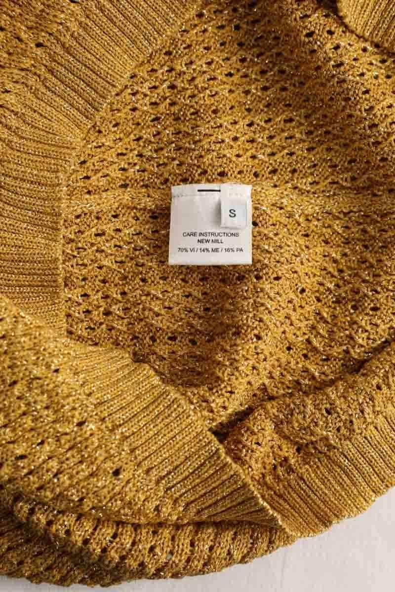 Robe Alexandra Golovanoff Doré en Viscose