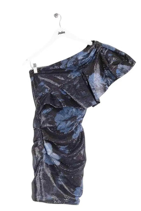 Robe Alexandre Vauthier Bleu en Paillettes, taille XS - Seconde Main