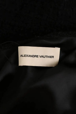 Robe Alexandre Vauthier Noir en Laine