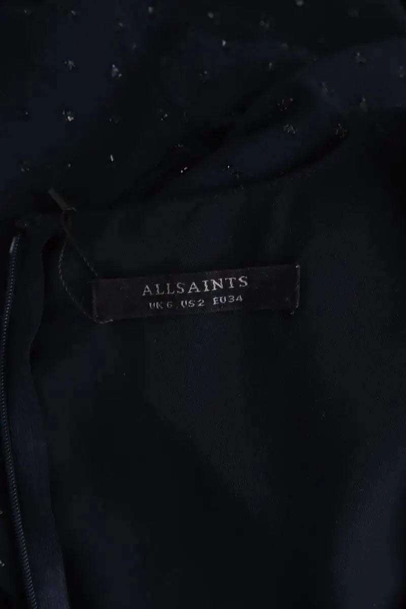 Robe All Saints Bleu en Polyester