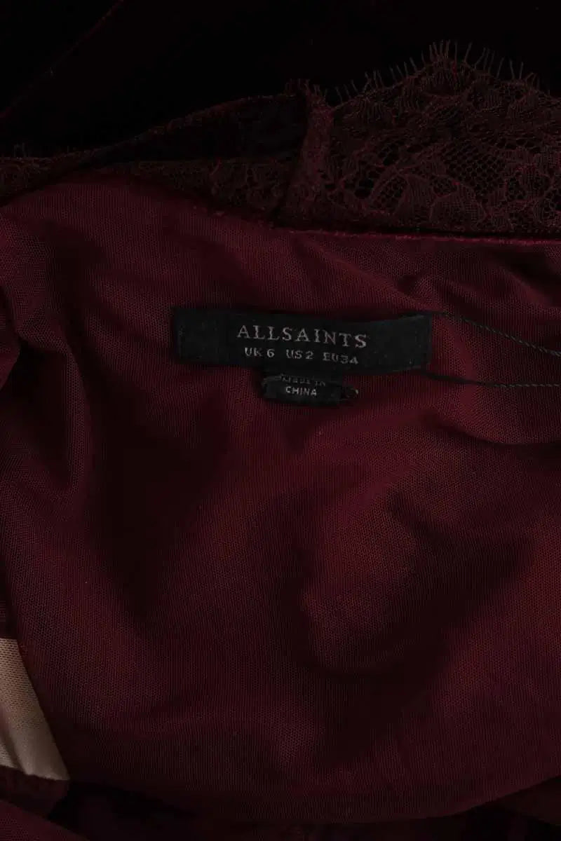 Robe All Saints Violet en Viscose