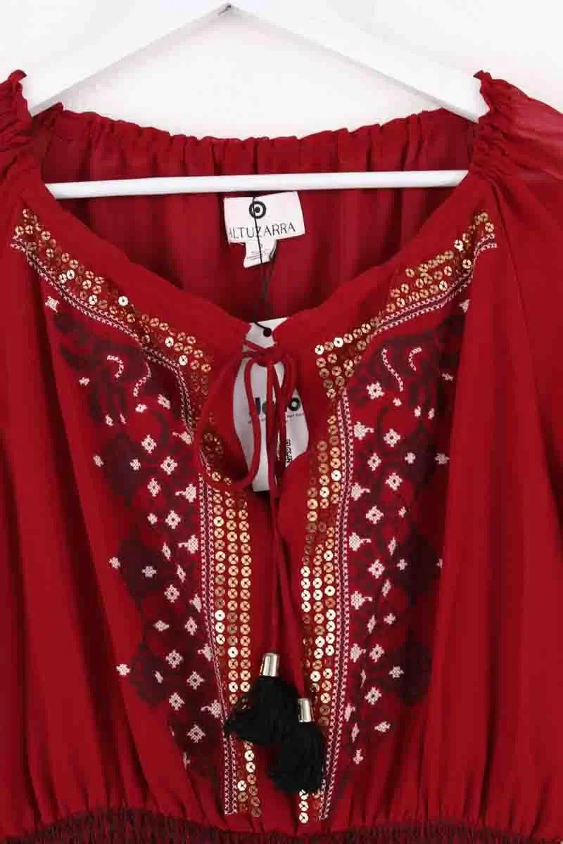 Robe Altuzarra Bordeaux en Synthétique