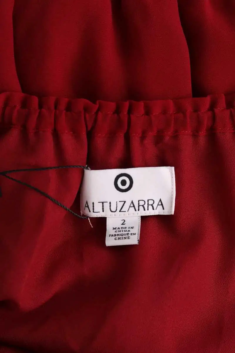 Robe Altuzarra Bordeaux en Synthétique