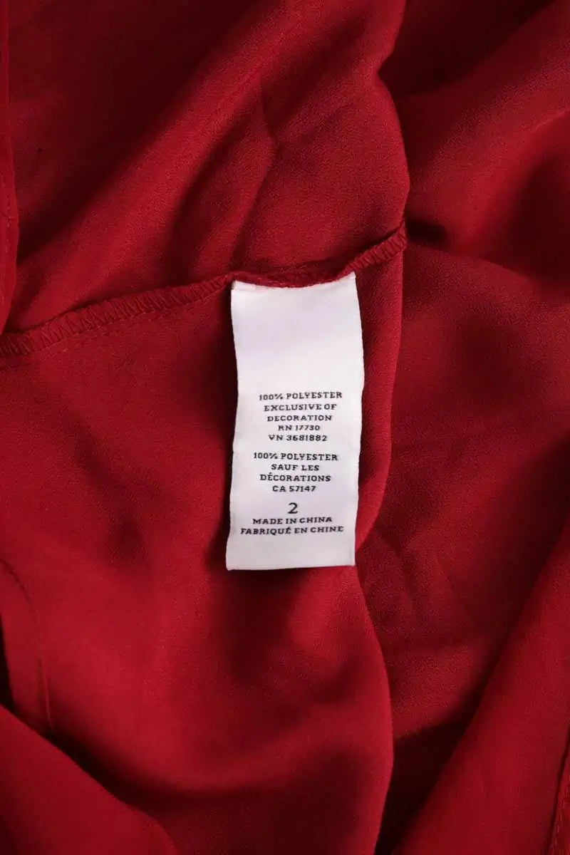 Robe Altuzarra Bordeaux en Synthétique