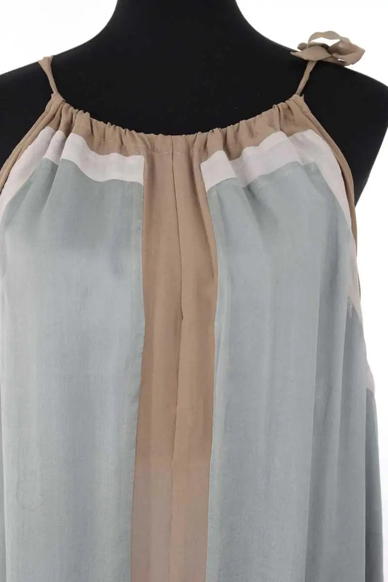 Robe Alysi Gris en Soie