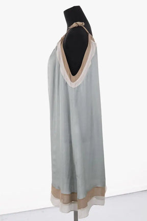 Robe Alysi Gris en Soie