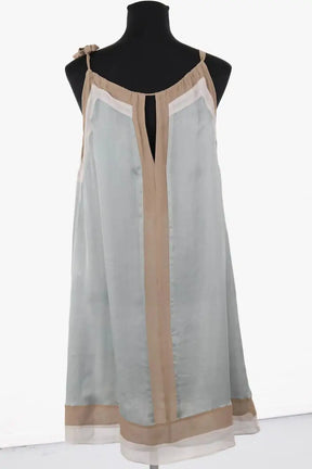 Robe Alysi Gris en Soie