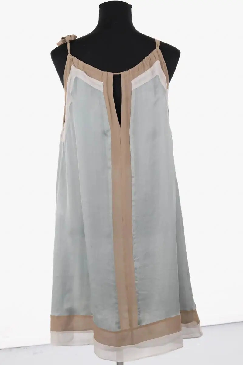 Robe Alysi Gris en Soie