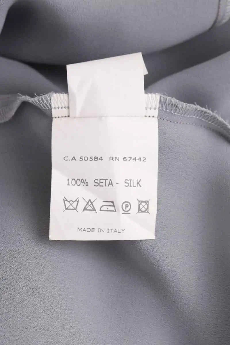 Robe Alysi Gris en Soie