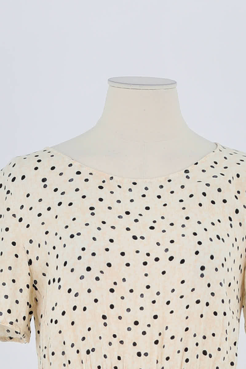 Robe American Vintage Beige en Viscose