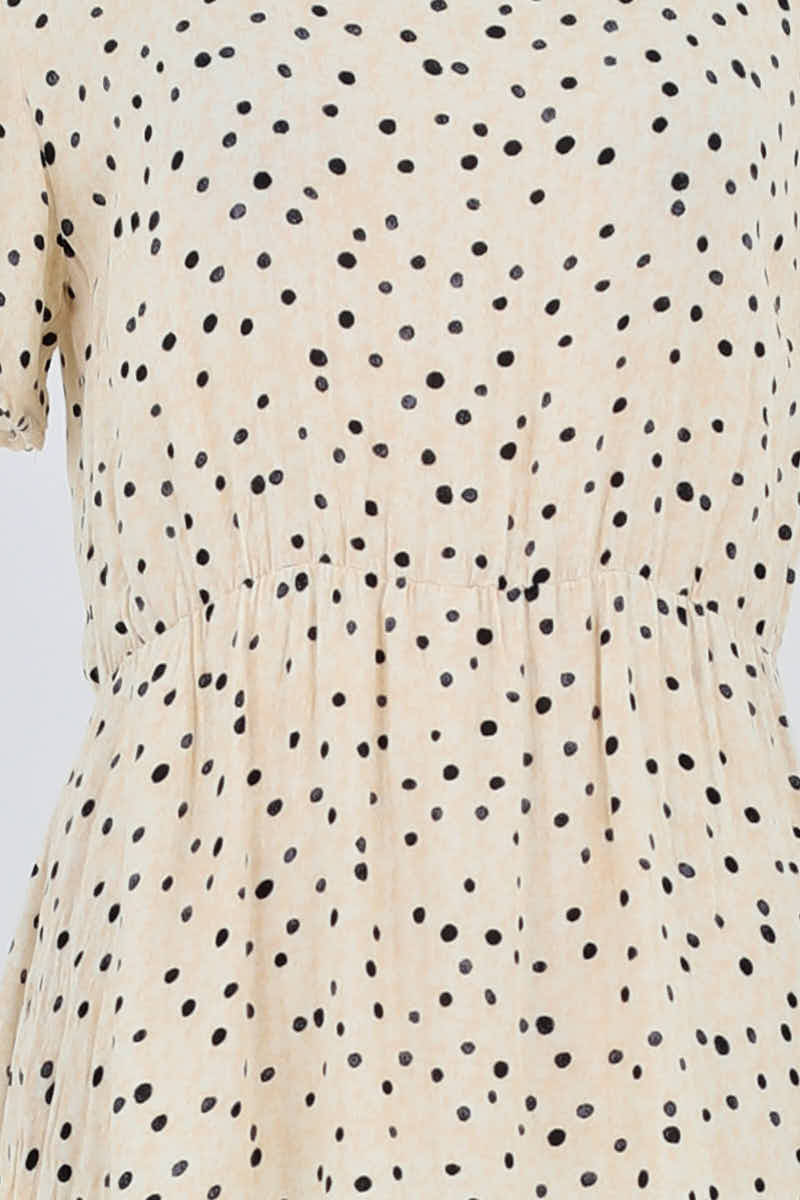 Robe American Vintage Beige en Viscose