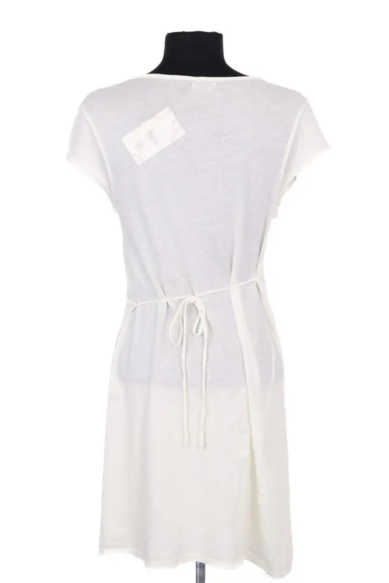 Robe American Vintage Blanc en Coton
