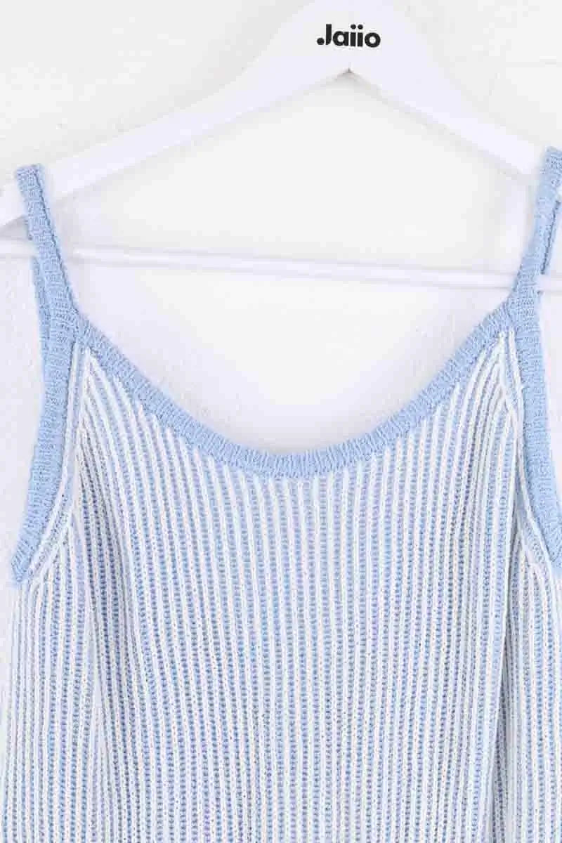 Robe American Vintage Bleu en Coton