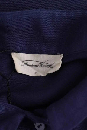 Robe American Vintage Bleu en Viscose