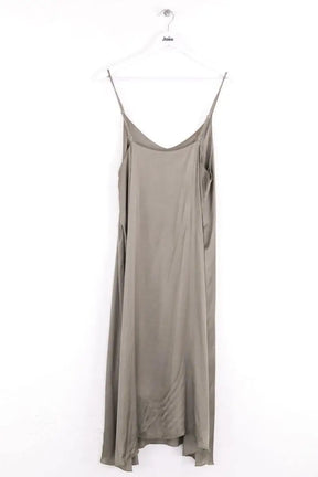 Robe American Vintage Kaki en Viscose