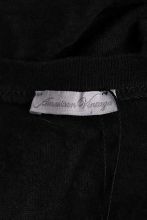 Robe American Vintage Noir en Lin