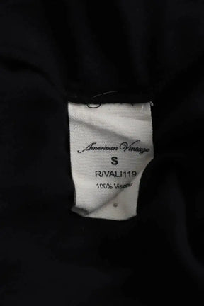 Robe American Vintage Noir en Viscose