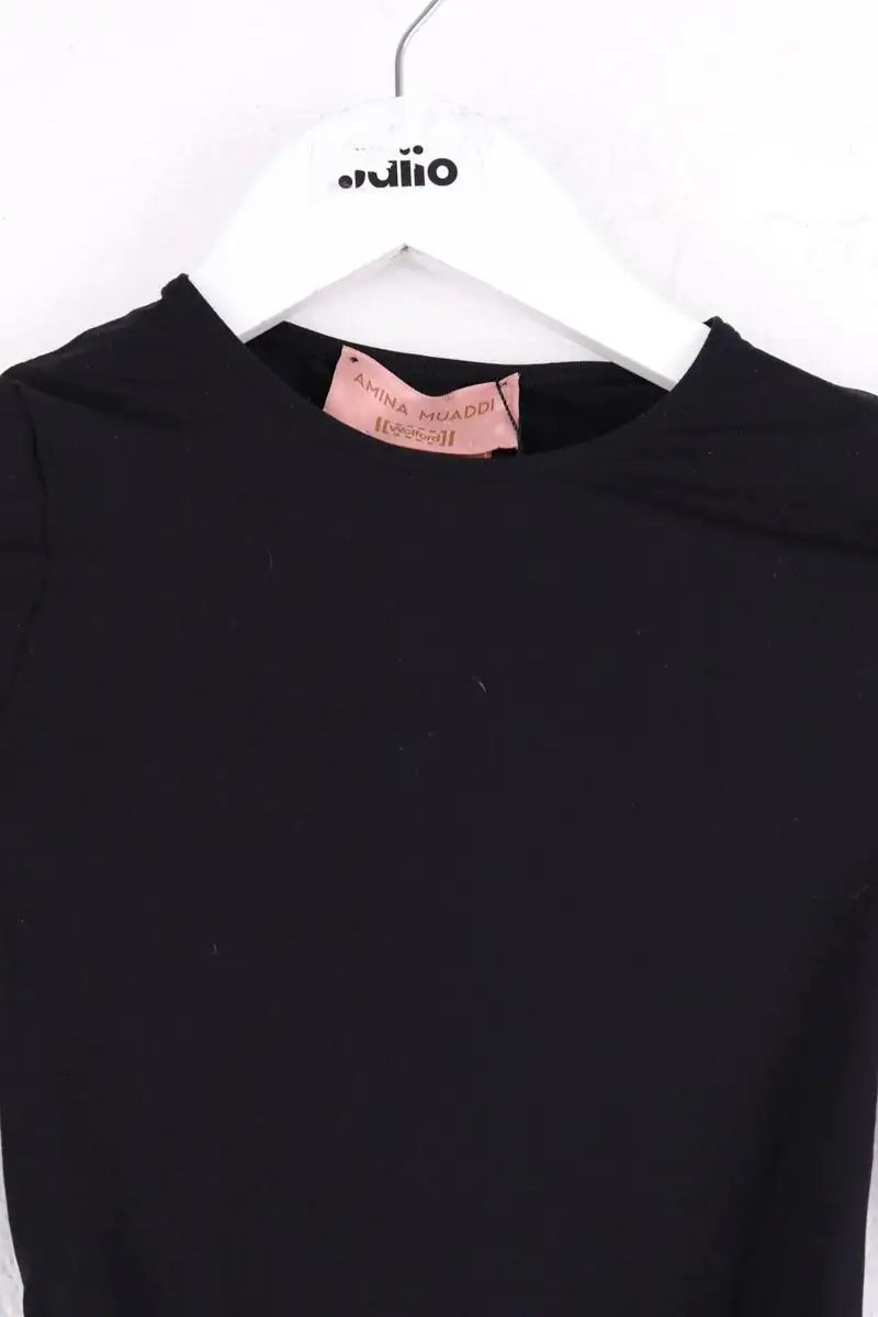 Robe Amina Muaddi Noir en Synthétique