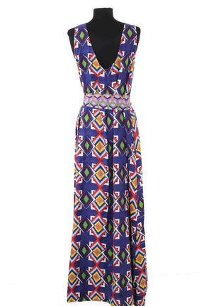 Robe AML Paris Bleu en Coton