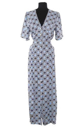 Robe AML Paris Bleu en Coton, taille S - Seconde Main