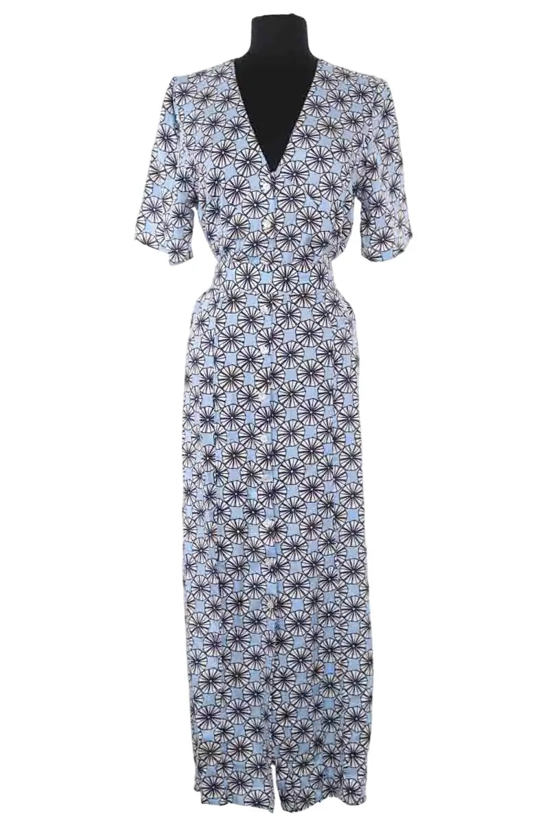 Robe AML Paris Bleu en Coton, taille S - Seconde Main