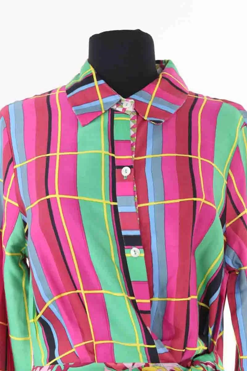 Robe AML Paris Multicolore en Soie