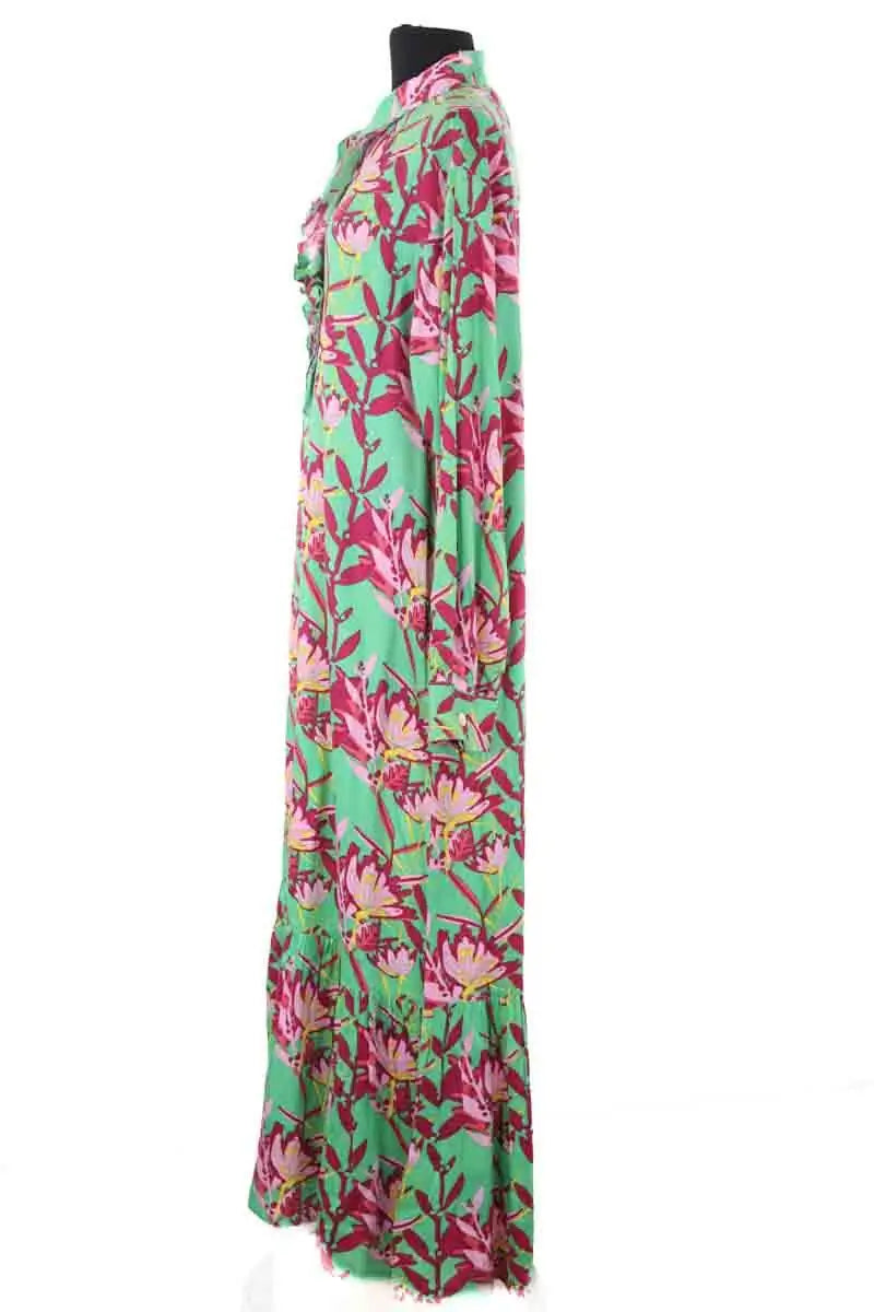 Robe AML Paris Vert en Soie