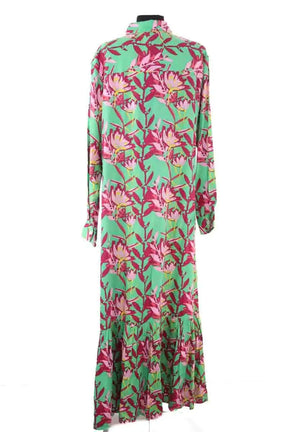 Robe AML Paris Vert en Soie