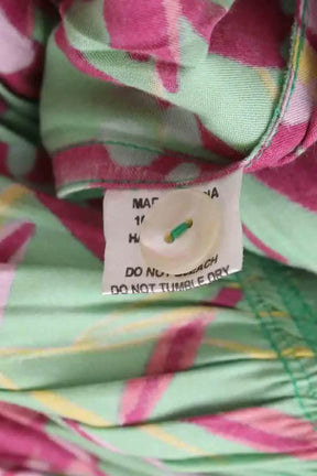 Robe AML Paris Vert en Soie
