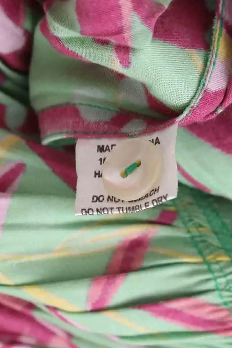 Robe AML Paris Vert en Soie