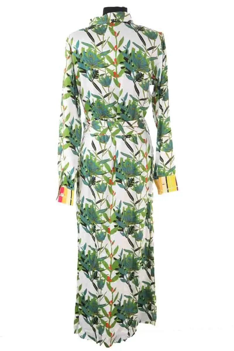 Robe AML Paris Vert en Soie