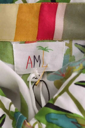 Robe AML Paris Vert en Soie