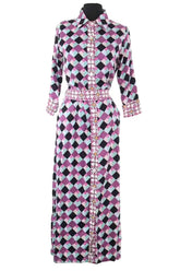Robe AML Paris Violet en Coton, taille S - Seconde Main