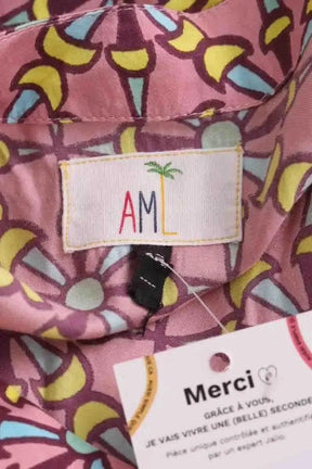 Robe AML Paris Violet en Soie