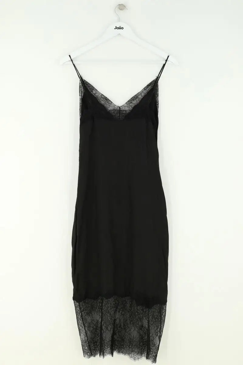 Robe Anine Bing Noir en Soie