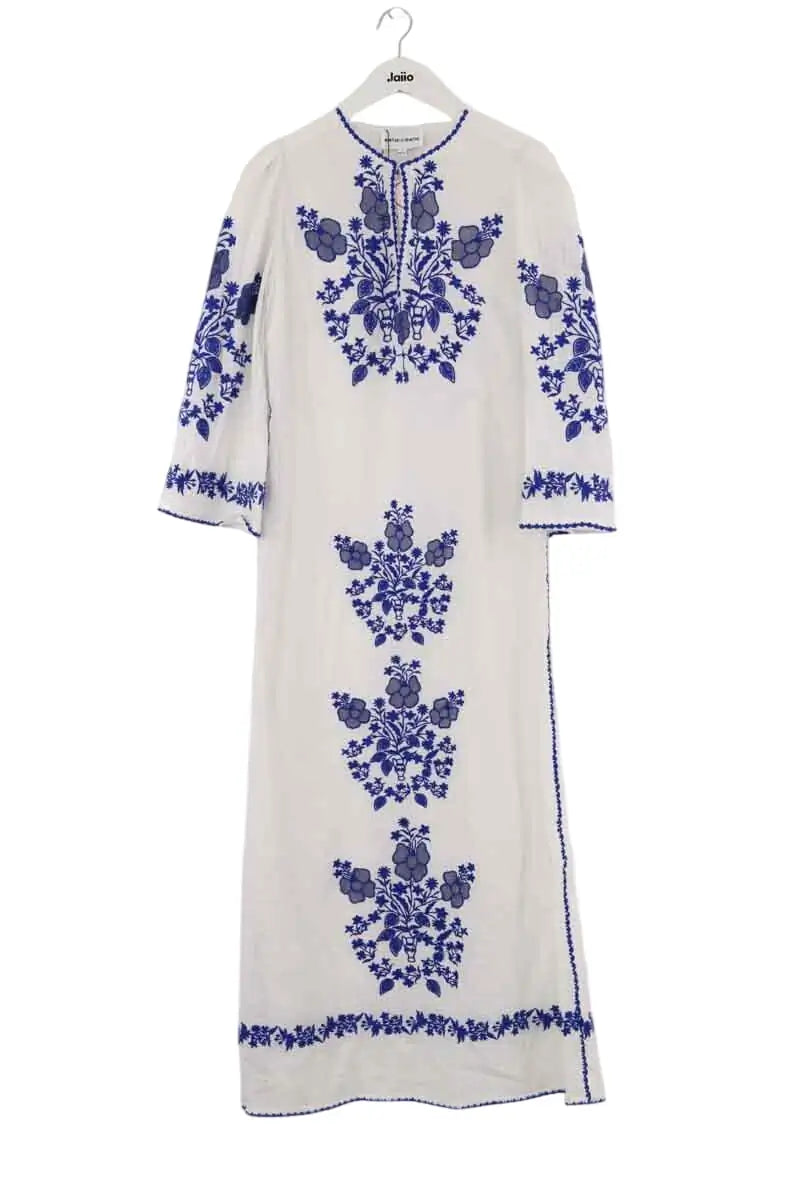 Robe Antik Batik Blanc en Coton, taille S - Seconde Main
